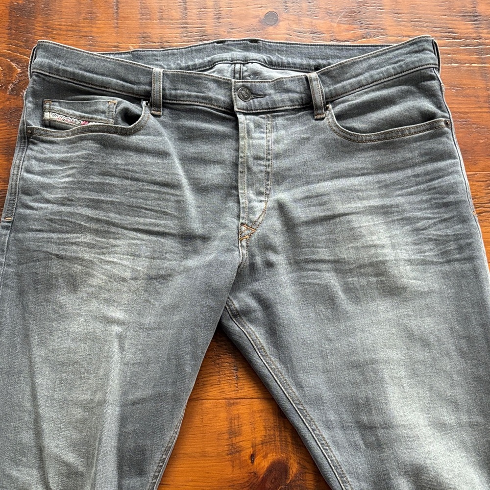Diesel Men's Charcoal Slim Jeans